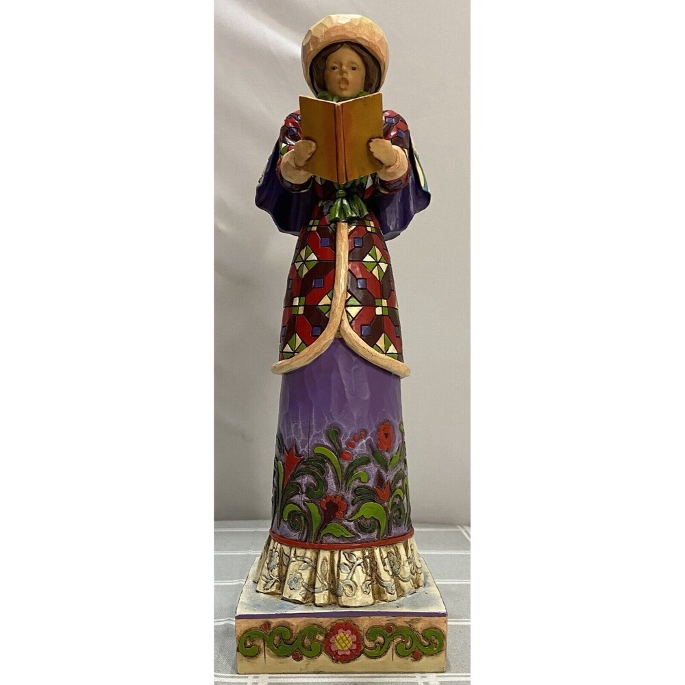 Jim Shore WOMAN CAROLER 2006 Here We Come Figurine 4005327 Heartwood Creek